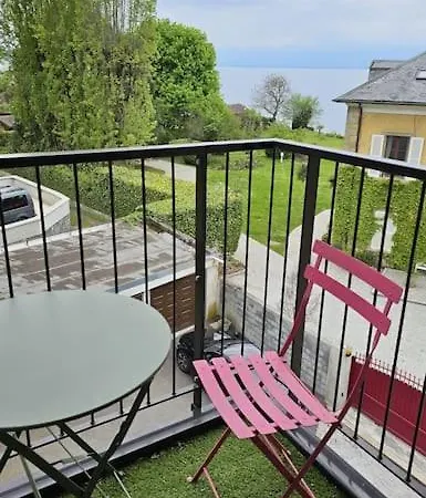 Ferienwohnung La Grande Mouette Thonon-les-Bains Exterior foto