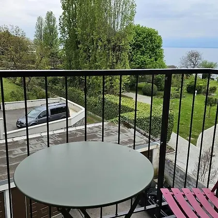 Ferienwohnung La Grande Mouette Thonon-les-Bains Exterior foto